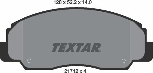 Textar 2171201 - Jarrupala, levyjarru inparts.fi