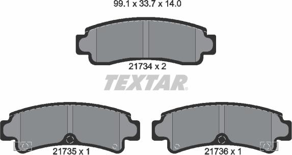 Textar 2173401 - Jarrupala, levyjarru inparts.fi