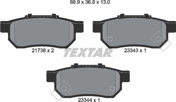 Textar 2173801 - Jarrupala, levyjarru inparts.fi