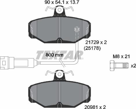 Textar 2172901 - Jarrupala, levyjarru inparts.fi