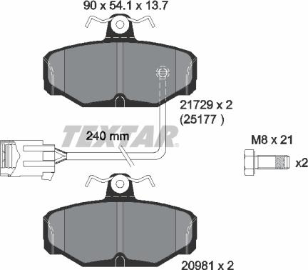 Textar 2172902 - Jarrupala, levyjarru inparts.fi