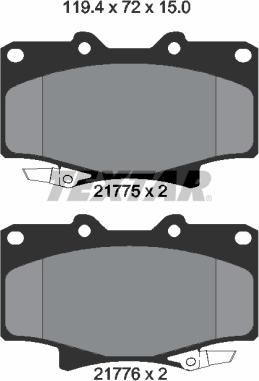 Textar 2177501 - Jarrupala, levyjarru inparts.fi