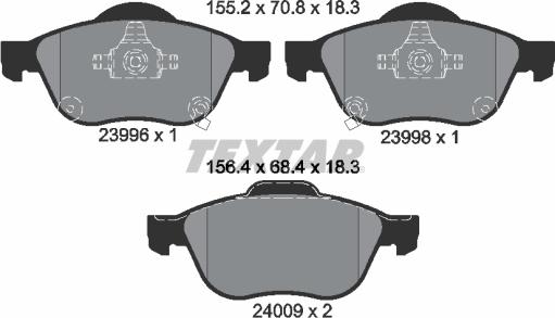 Textar 2399601 - Jarrupala, levyjarru inparts.fi