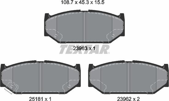 Textar 2396302 - Jarrupala, levyjarru inparts.fi