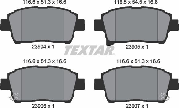 Textar 2390401 - Jarrupala, levyjarru inparts.fi