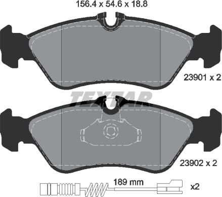 Textar 2390101 - Jarrupala, levyjarru inparts.fi