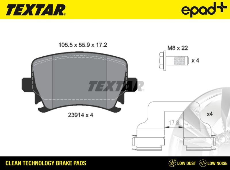 Textar 2391401CP - Jarrupala, levyjarru inparts.fi