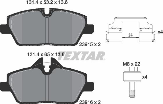 Textar 2391508 - Jarrupala, levyjarru inparts.fi