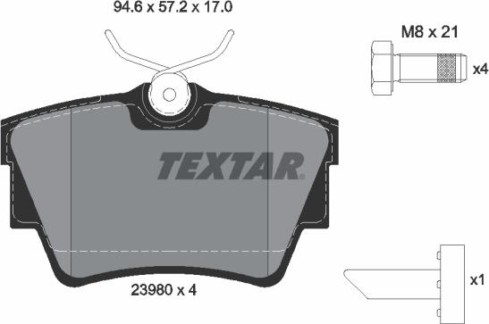 Textar 2398001 - Jarrupala, levyjarru inparts.fi