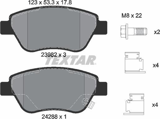 Textar 2398202 - Jarrupala, levyjarru inparts.fi