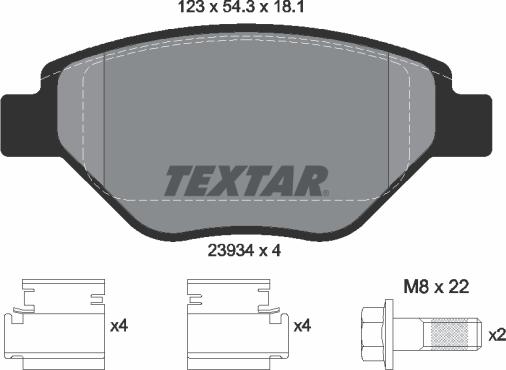 Textar 2393401 - Jarrupala, levyjarru inparts.fi