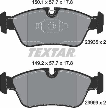 Textar 2393581 - Jarrupala, levyjarru inparts.fi