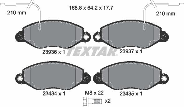 Textar 2393601 - Jarrupala, levyjarru inparts.fi