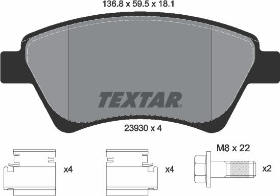 Textar 2393001 - Jarrupala, levyjarru inparts.fi