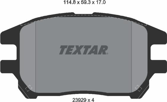 Textar 2392901 - Jarrupala, levyjarru inparts.fi