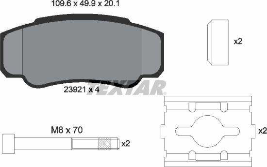 Textar 2392101 - Jarrupala, levyjarru inparts.fi