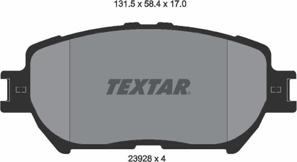 Textar 2392801 - Jarrupala, levyjarru inparts.fi