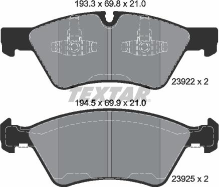 Textar 2392201 - Jarrupala, levyjarru inparts.fi