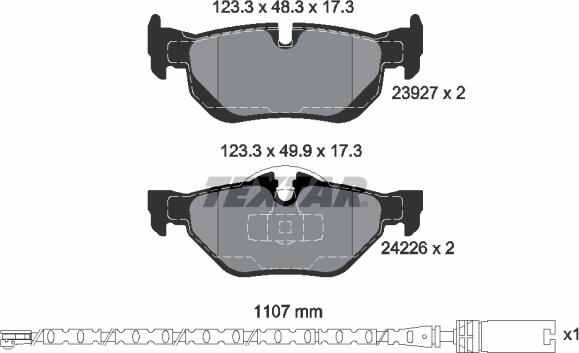 Textar 2392707 - Jarrupala, levyjarru inparts.fi