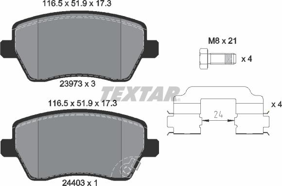 Textar 2397302 - Jarrupala, levyjarru inparts.fi