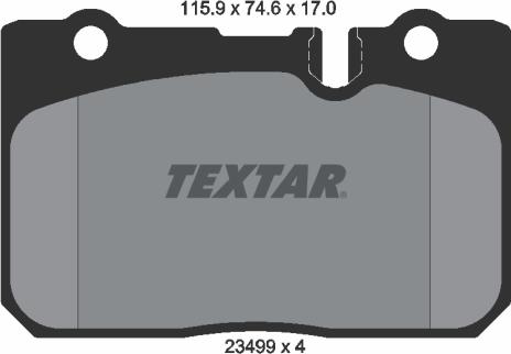 Textar 2349901 - Jarrupala, levyjarru inparts.fi