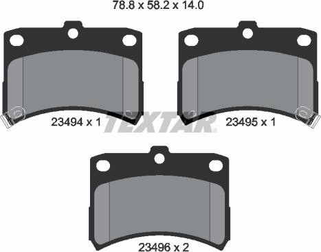 Textar 2349402 - Jarrupala, levyjarru inparts.fi