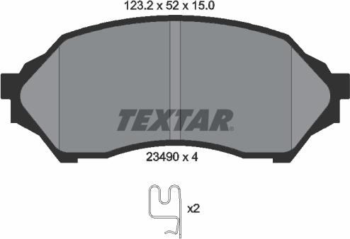 Textar 2349002 - Jarrupala, levyjarru inparts.fi