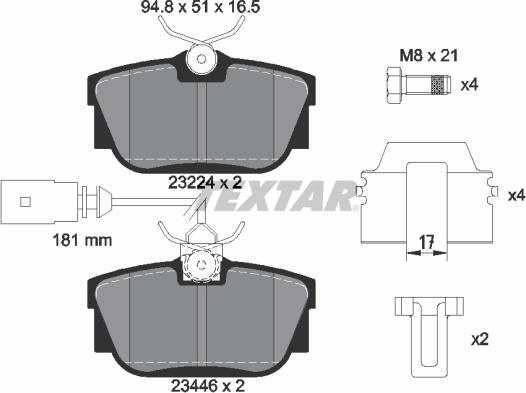 Textar 2344605 - Jarrupala, levyjarru inparts.fi