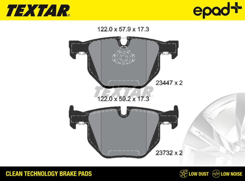 Textar 2344704CP - Jarrupala, levyjarru inparts.fi