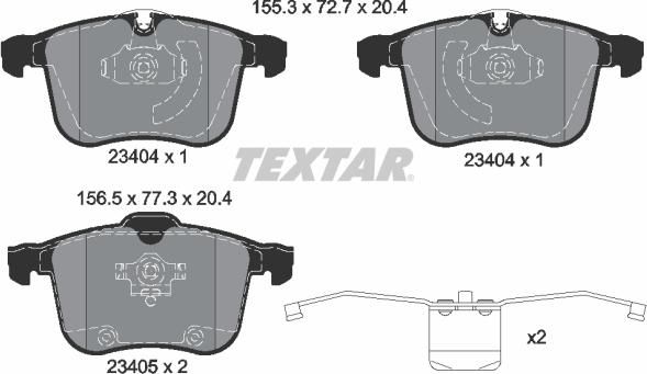 Textar 2340404 - Jarrupala, levyjarru inparts.fi