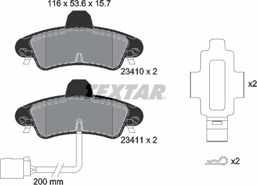 Textar 2341008 - Jarrupala, levyjarru inparts.fi