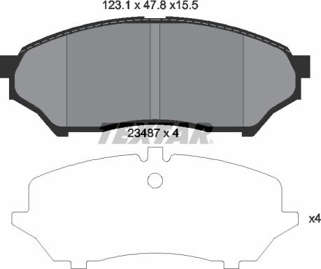 Textar 2348701 - Jarrupala, levyjarru inparts.fi