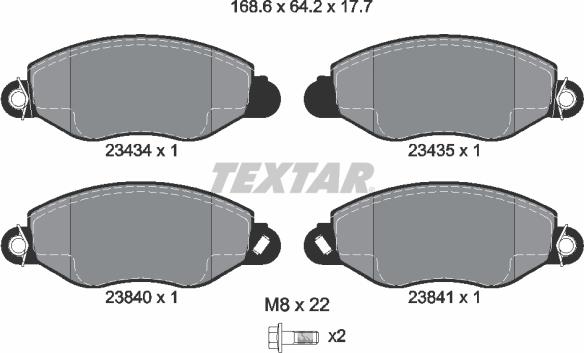 Textar 2343401 - Jarrupala, levyjarru inparts.fi