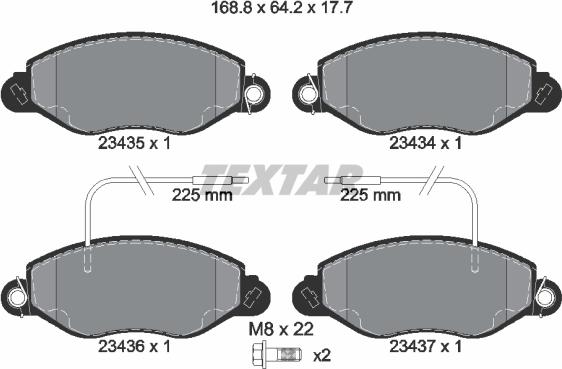 Textar 2343501 - Jarrupala, levyjarru inparts.fi