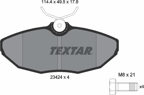 Textar 2342401 - Jarrupala, levyjarru inparts.fi