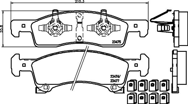 Textar 2347501 - Jarrupala, levyjarru inparts.fi