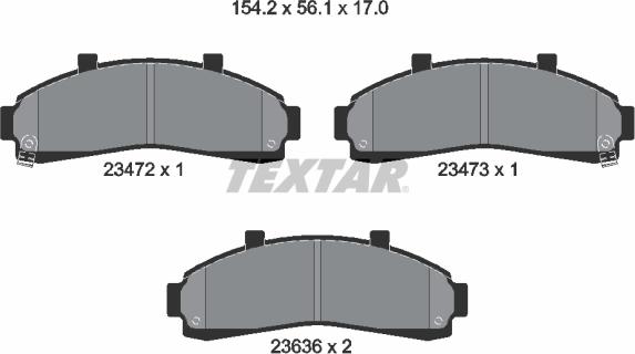 Textar 2347201 - Jarrupala, levyjarru inparts.fi