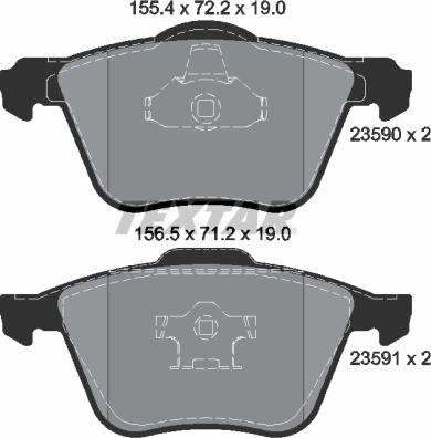 Textar 2359001 - Jarrupala, levyjarru inparts.fi