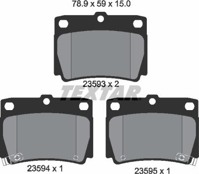 Textar 2359301 - Jarrupala, levyjarru inparts.fi