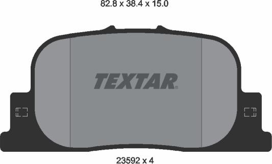 Textar 2359201 - Jarrupala, levyjarru inparts.fi