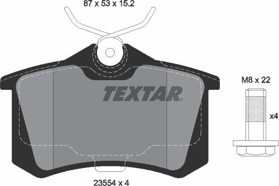 Textar 89006700 - Jarrupalasarja, levyjarru inparts.fi