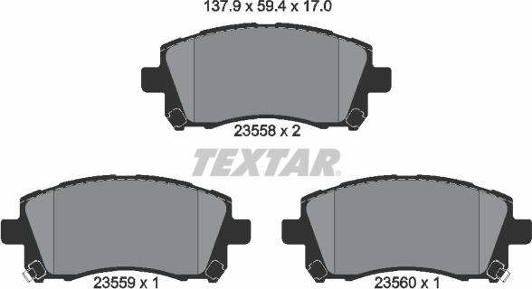 Textar 2355802 - Jarrupala, levyjarru inparts.fi