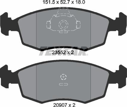 Textar 2355202 - Jarrupala, levyjarru inparts.fi