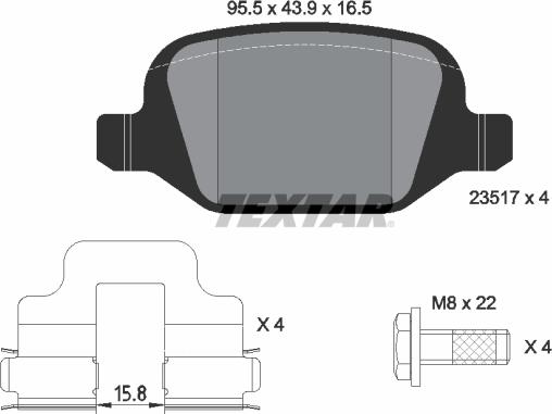 Textar 2351703 - Jarrupala, levyjarru inparts.fi