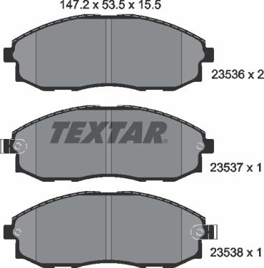 Textar 2353601 - Jarrupala, levyjarru inparts.fi