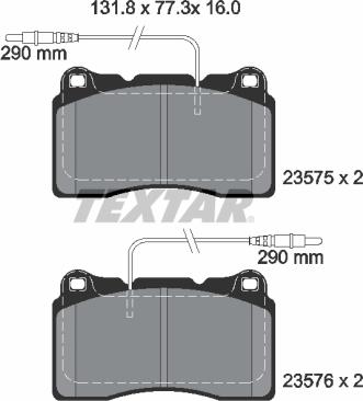 Textar 2357501 - Jarrupala, levyjarru inparts.fi