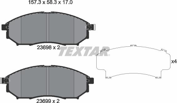 Textar 2369803 - Jarrupala, levyjarru inparts.fi