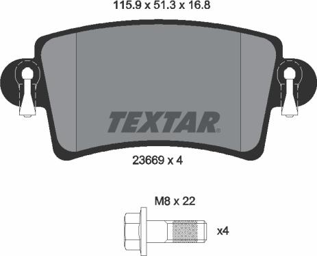 Textar 2366901 - Jarrupala, levyjarru inparts.fi