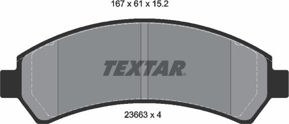 Textar 2366301 - Jarrupala, levyjarru inparts.fi