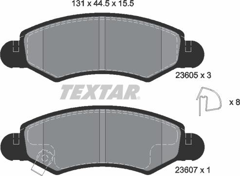 Textar 2360501 - Jarrupala, levyjarru inparts.fi